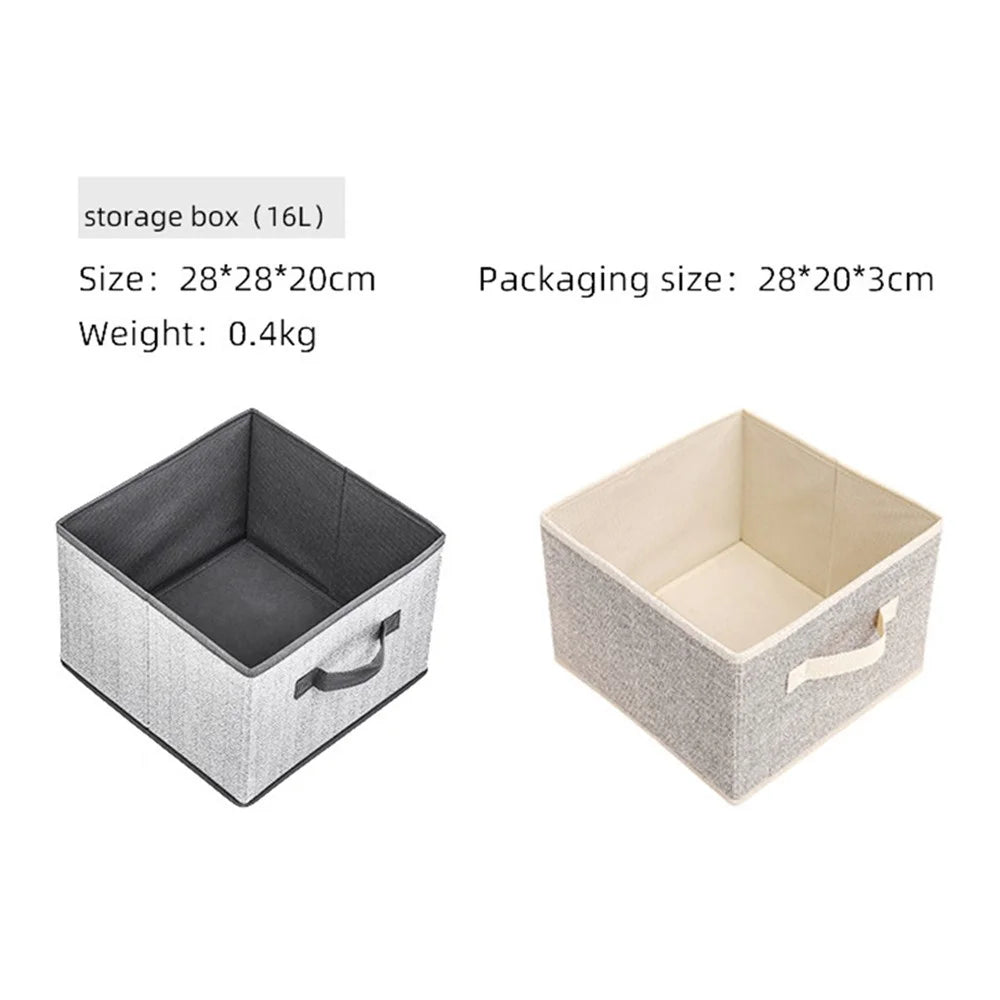 MOHO&HOME MDJ-612123 16L Non-Woven Fabric Storage Box Drawer Type Collapsible Clothes Socks Organizer - Grey - 2