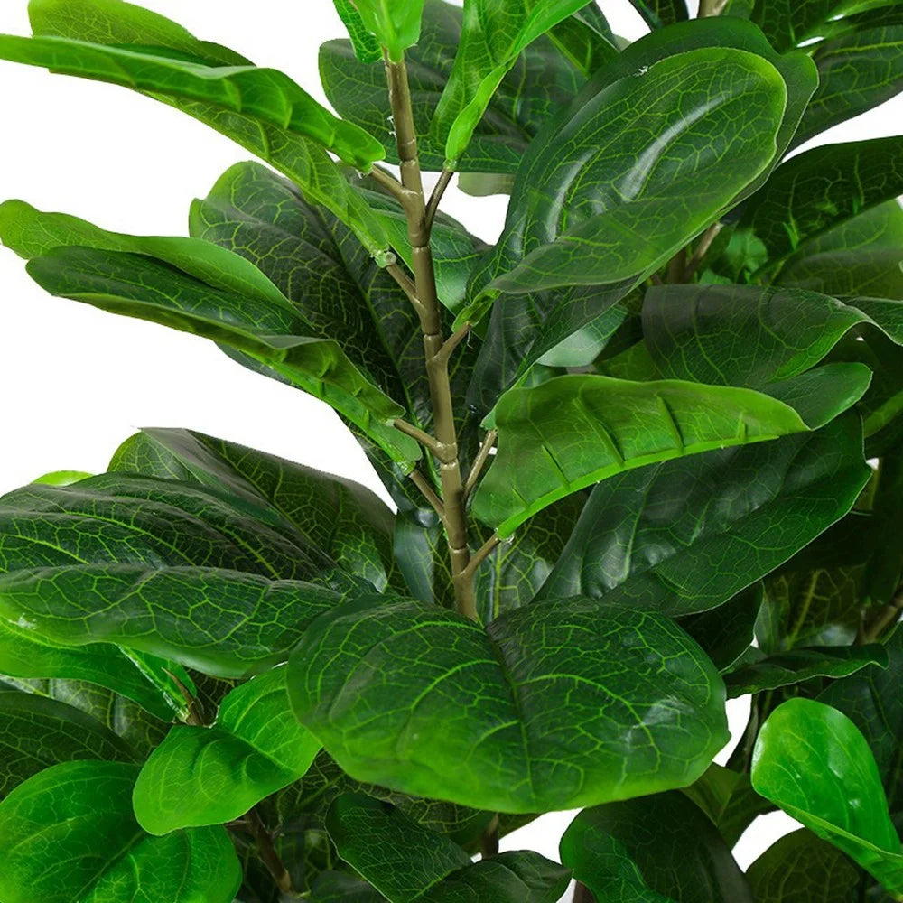 140cm Simulated Fiddle Leaf Fig Potted Plant Indoor Hall Decoration Green Plant Artificial Bionic - 3