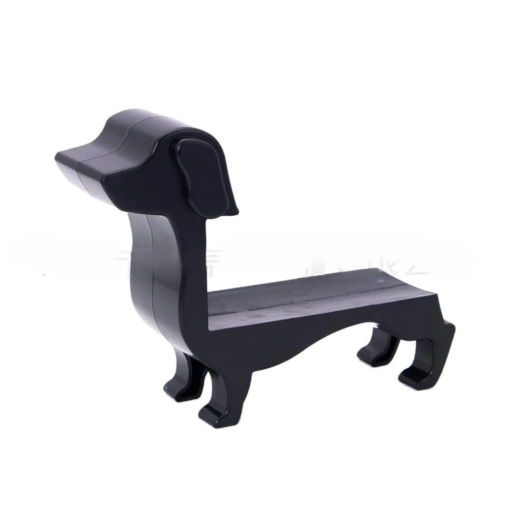 Dachshund Wine Bottle Holder Plastic Funny Sausage Dog Countertop Wine Rack Display Stand for Home - 2