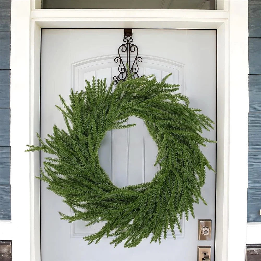 2.7m Artificial Pine Garland Cedar Vine Garland for Stairs, Fireplace, and Window Decoration Realistic Faux Pine Branches - 2