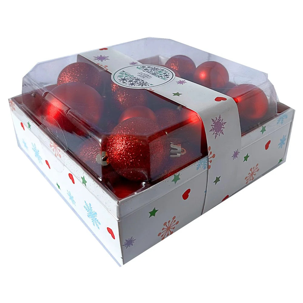 42Pcs 3 / 4 / 5cm Christmas Ball Ornaments Set Electroplated Plastic Baubles Tree Decoration - NX42-002 - 3