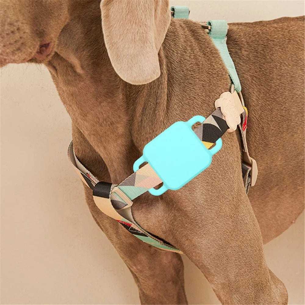 Pet Anti-lost Bluetooth Locator Soft Silicone Case Protective Cover for Tile Pro - Midnight Blue/S - 6