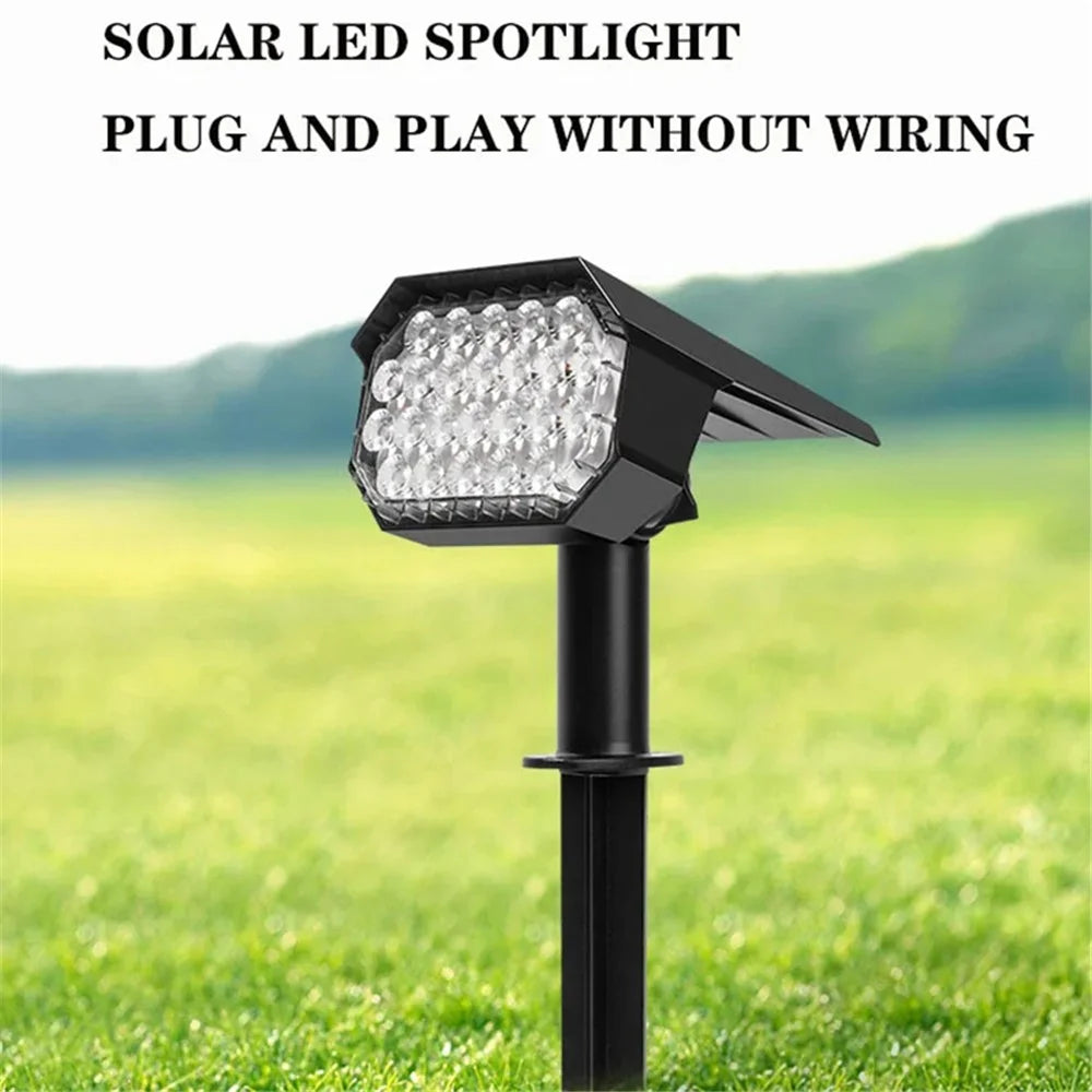 YH0528 1Pc IP65 Solar Powered Outdoor Landscape Light Lawn Ground Lamp - 2