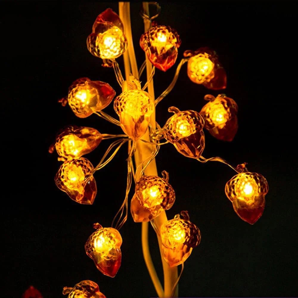 2m 20-LED Pine Cone Design String Light Home Festival Decorative Ambient Light, Constant Light - 4