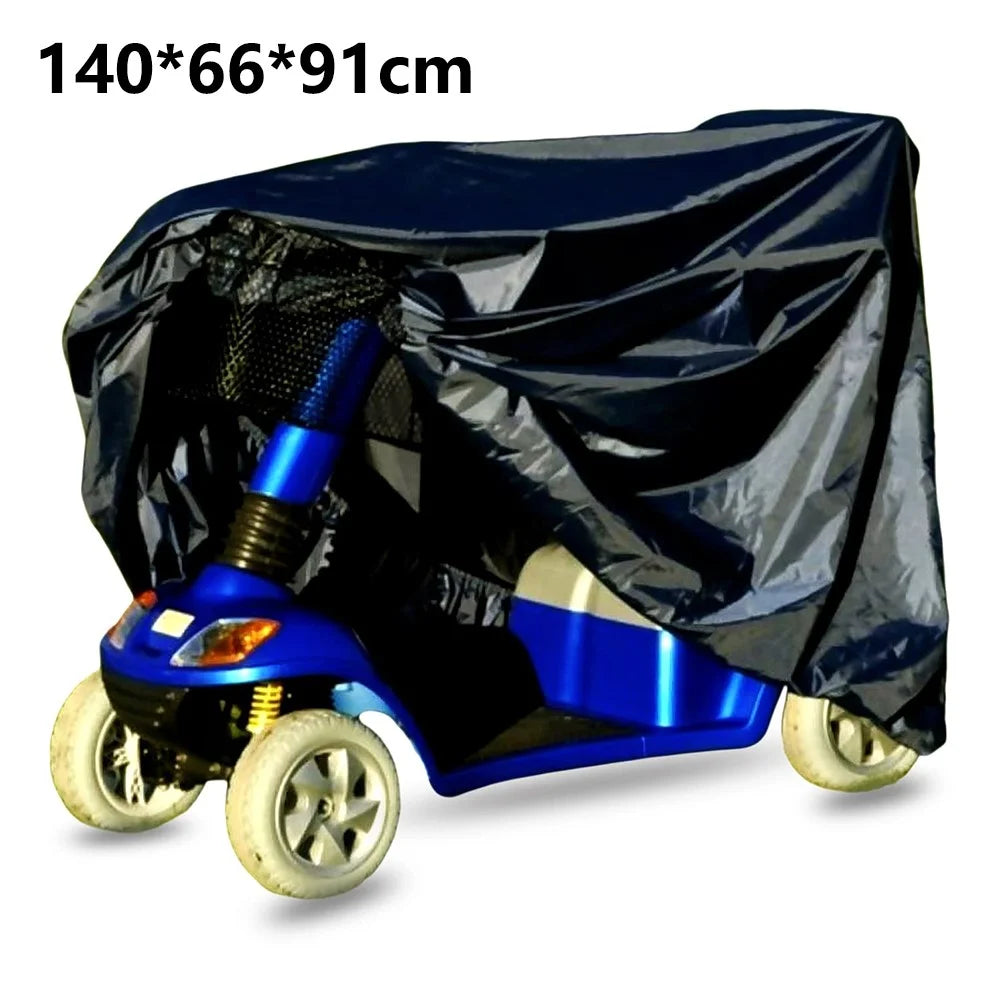 140x66x91cm Electric Scooter Protective Sleeve Anti-UV 210D Oxford Cloth Foldable Dust Cover - 1
