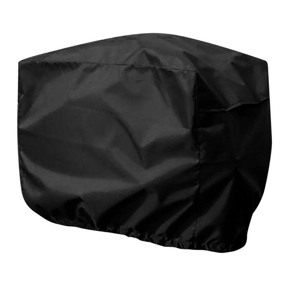 60-100HP 210D Oxford Cloth Yacht Half Outboard Motor Engine Dust Cover Marine Engine Protector, 68x40x53cm - Black - 1