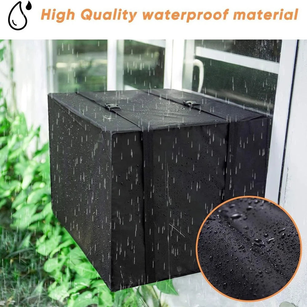 70x57.2x47cm 600D Oxford Cloth Air Conditioner Cover Outside Window AC Unit Protective Cover - 3