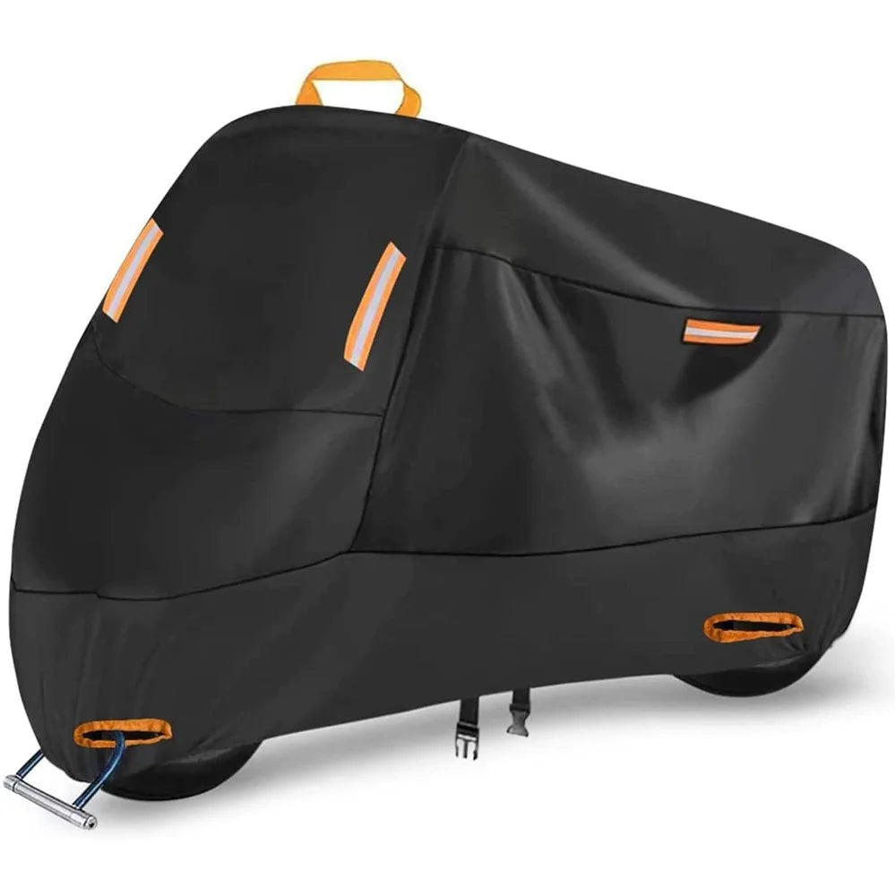 XXL: 245x105x125cm Motorcycle 210D Oxford Cloth Cover Sun-Proof Rain-Proof Motorbike Cover Protector - 2