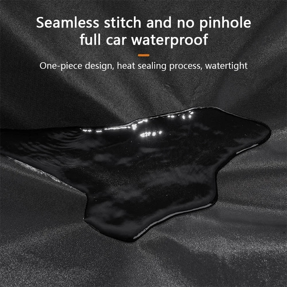 L: 220x95x110cm Motorcycle 210D Oxford Cloth Cover Sun-Proof Rain-Proof Motorbike Cover Protector - 5