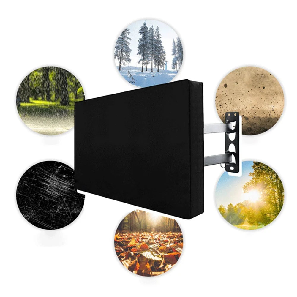 For 80 - 85 Inch TV Cover Outdoor Waterproof Oxford Cloth Wall Mounted Television Protective Sleeve - 7
