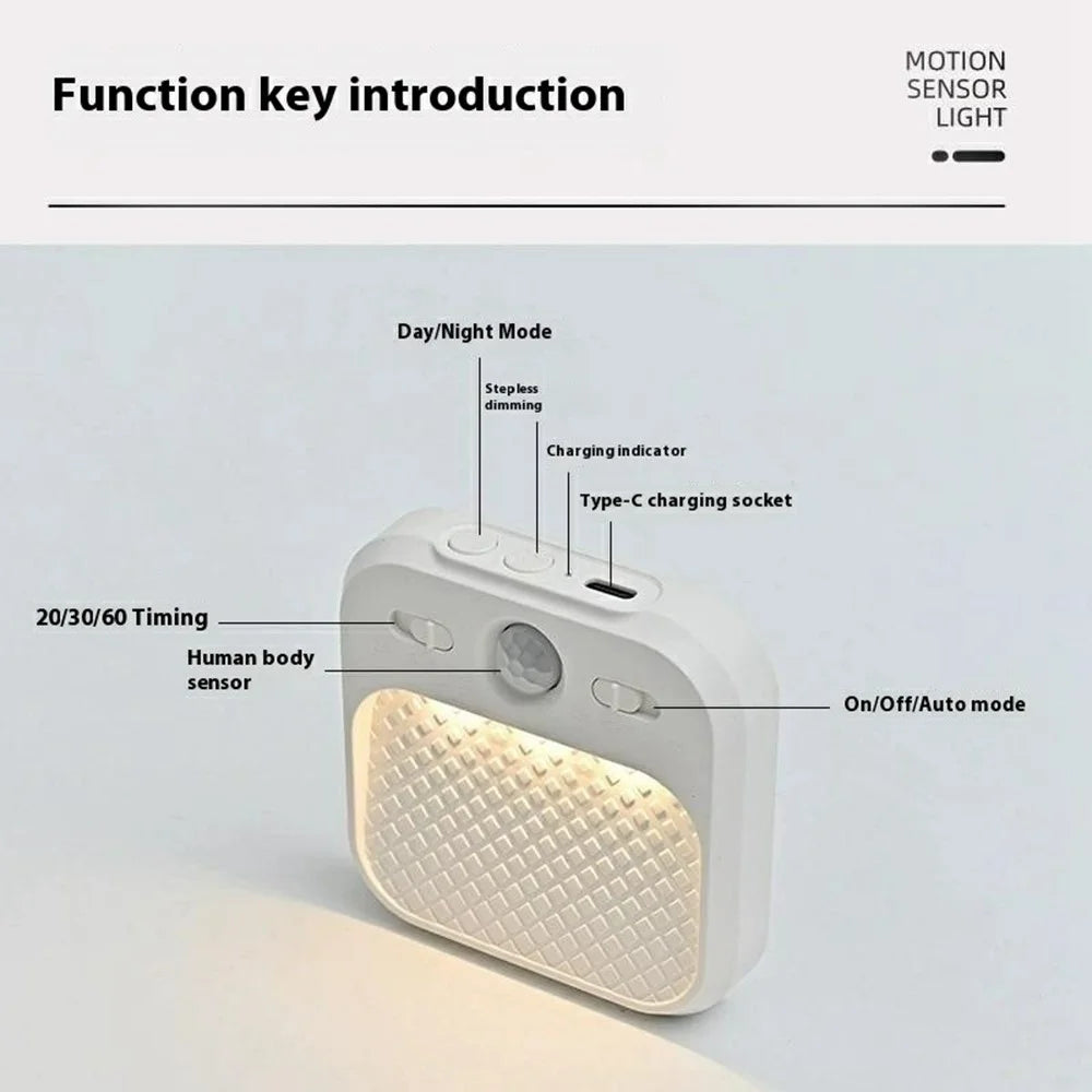 Smart Motion Sensor Closet Light Cabinet Hallway Lamp with 3 Color Changing - 2