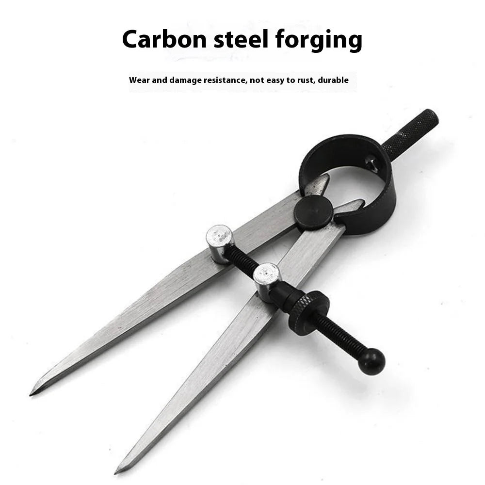Small Size Metal Spacing Gauge Quick Adjust Drawing Ruler Edge Liner DIY Leather Craft Marking Tool - 2
