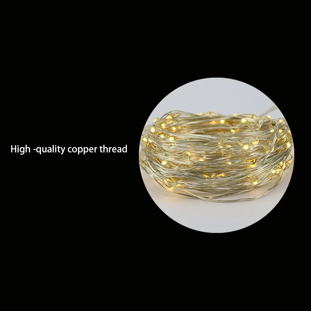 2m / 20-LED Wine Bottle Stopper Light Cork String Light Christmas Decoration Lighting for DIY Party Wedding - Colorful - 2