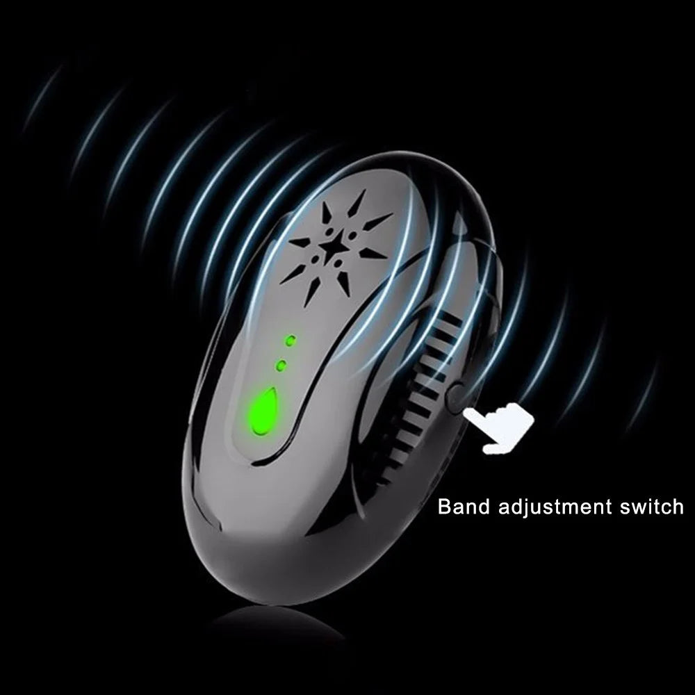 GETTER Electronic Rat Repellent Ultrasonic Mice Cockroach Pest Control Repeller - Black / UK Plug - 3