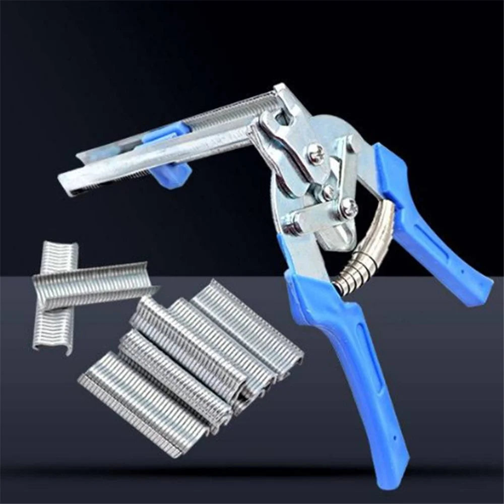 Type M Nail Ring Pliers Metal+ABS M Clips Hog Ring Pliers Animal Cages Wire Fencing Hand Tool - 3