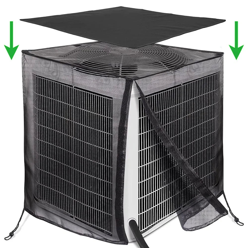 KG0268 Air Conditioner Cover Full Mesh with Detachable Waterproof Top Size L - 2
