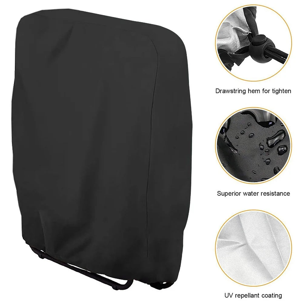 94x34x96cm Outdoors Folding Chair Cover Oxford Cloth Waterproof Patio Furniture Dust Cover - 2