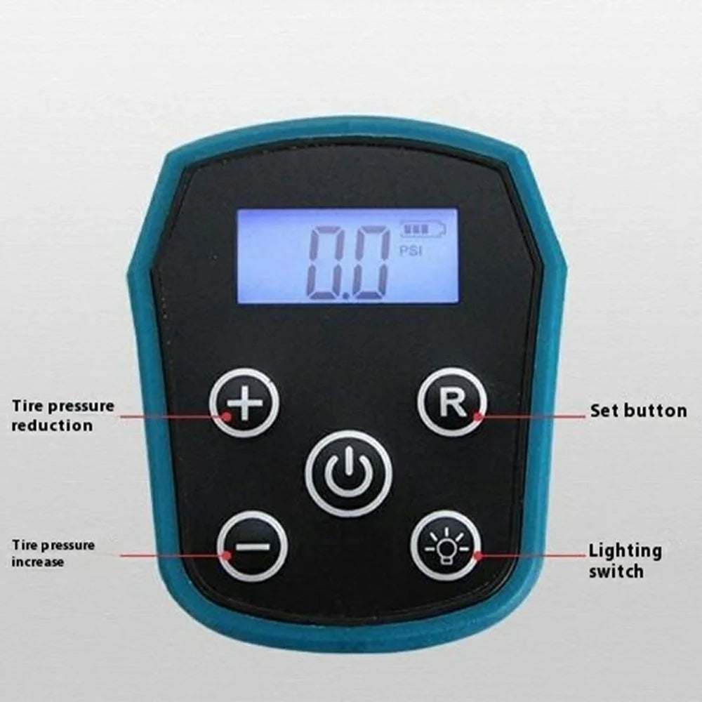 Tyre Inflator Air Compressor 150 PSI Digital Display Car Cigarette Lighter Pump - 2