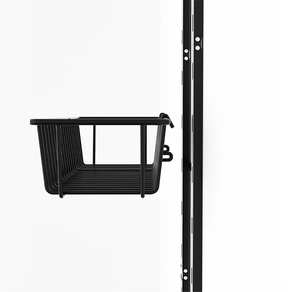 5 Tier Hanging Organizer Multi Layer Door Storage Rack No Drill Design for Kitchen Bedroom Bathroom - 2