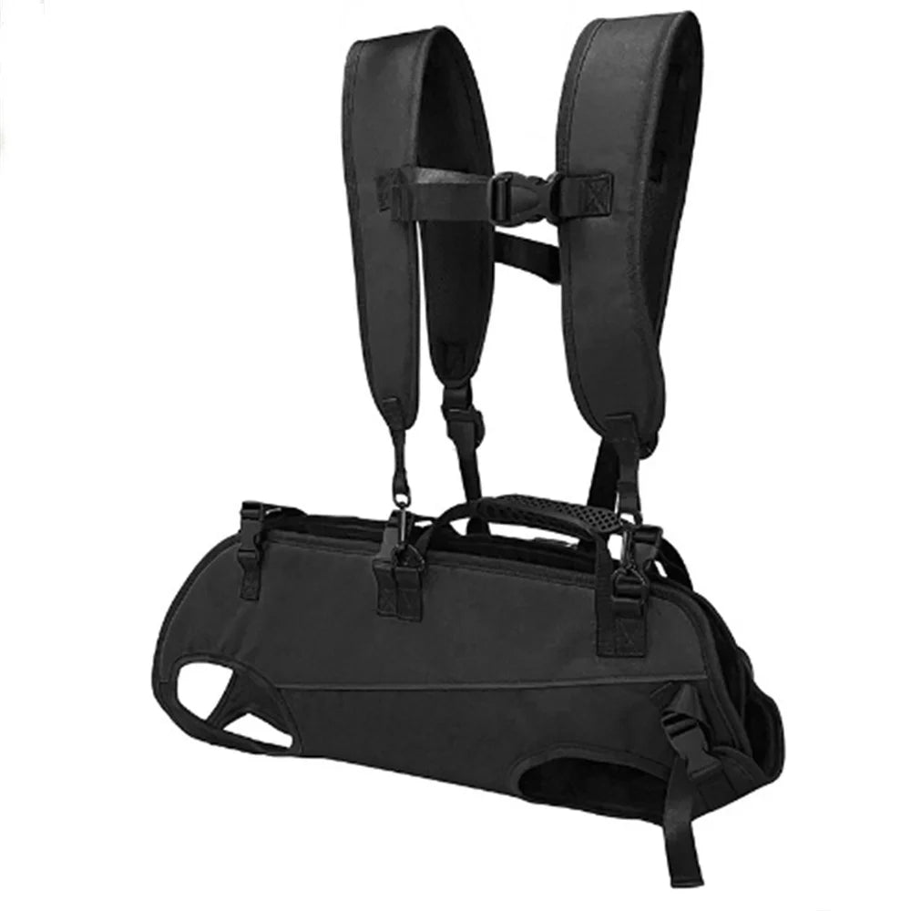 Pet Carrier Backpack for 15-25Kg Dog Front-Facing Carrier Adjustable Hands-Free Chest Bag Gift for Hiking / Biking / Camping, M Size - 1