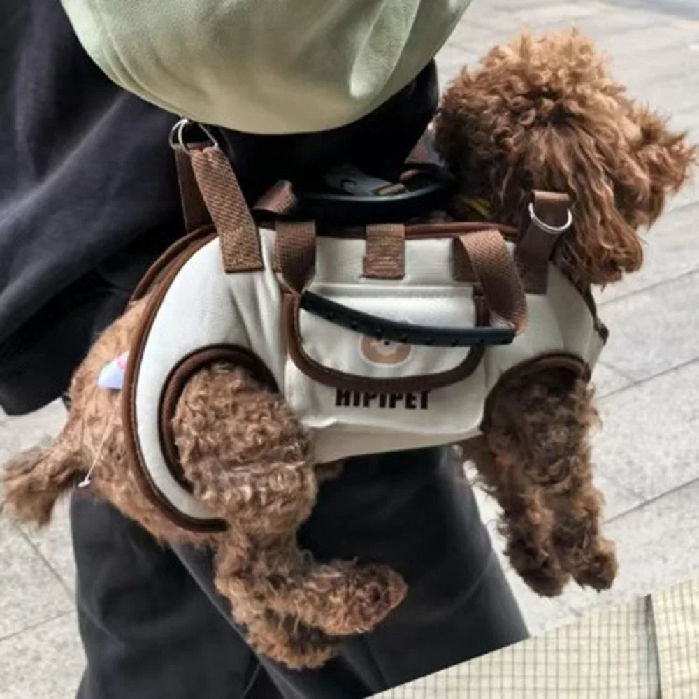 S Size Pet Carrier for 2-4Kg Dogs Shoulder Handbag Pet Traction Pack Portable Breathable Crossbody Bag Gift - 4