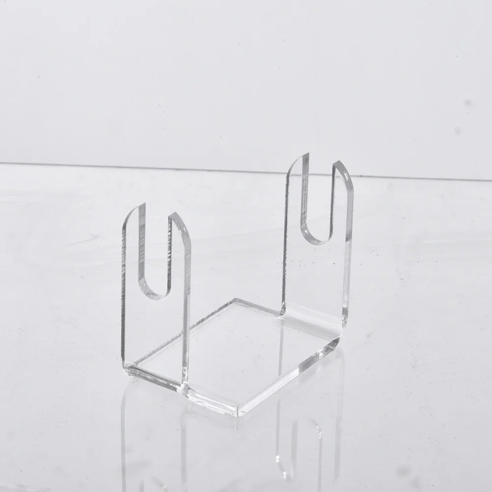 2PCS Acrylic Fan Display Stand For Folding Fans Holder Organizer Rack Transparent Showcase - 7