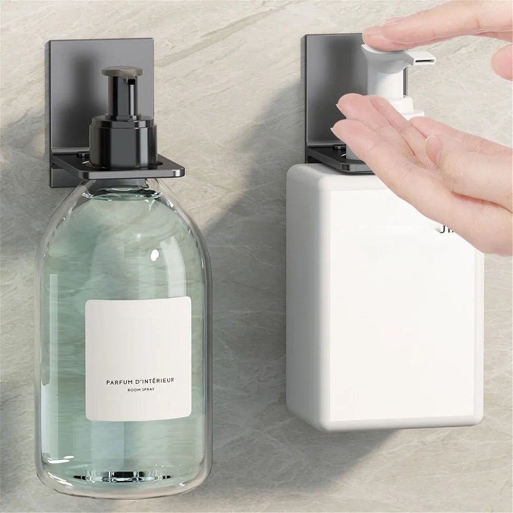 Shower Gel Bottle Hanging Holder Bathroom Washroom No Drilling Bracket Shampoo Hanger Rack Organizer - 5