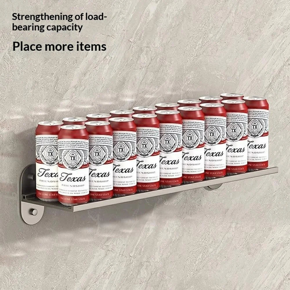 30x12x7cm Bathroom Aluminum Folding Wall Shelf No-Punch 90 Degree Foldable Storage Rack for Toilet Kitchen - 6