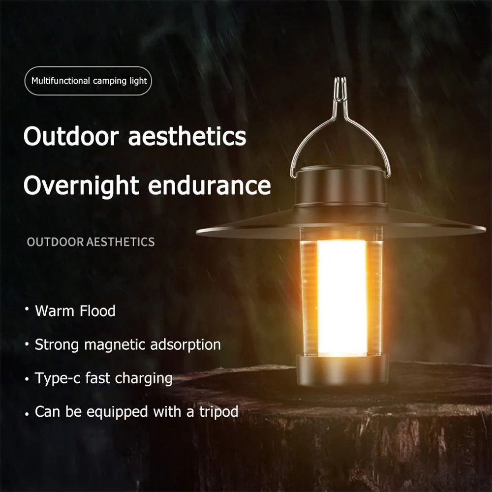 YYD-01 Portable Outdoor Camping Lantern Lamp Hanging Tent Light Rechargeable Emergency LED Light - 3