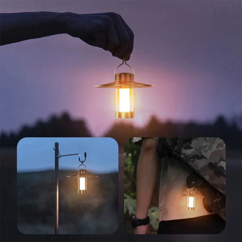 YYD-01 Portable Outdoor Camping Lantern Lamp Hanging Tent Light Rechargeable Emergency LED Light - 5
