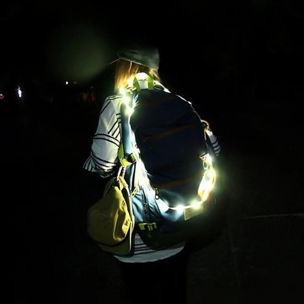 1.5m 90-LED String Light Strip Lamp Outdoor Single Color Lighting Lamp with 5V Touch Control Switch - White Light - 5