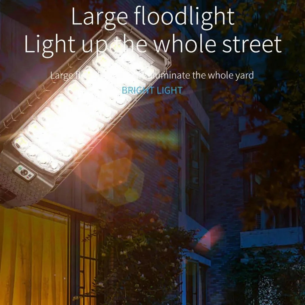 W7208-3 Outdoor Waterproof Home Yard Light Solar Powered LED Bright Garden Lamp (3 Rows) - 2