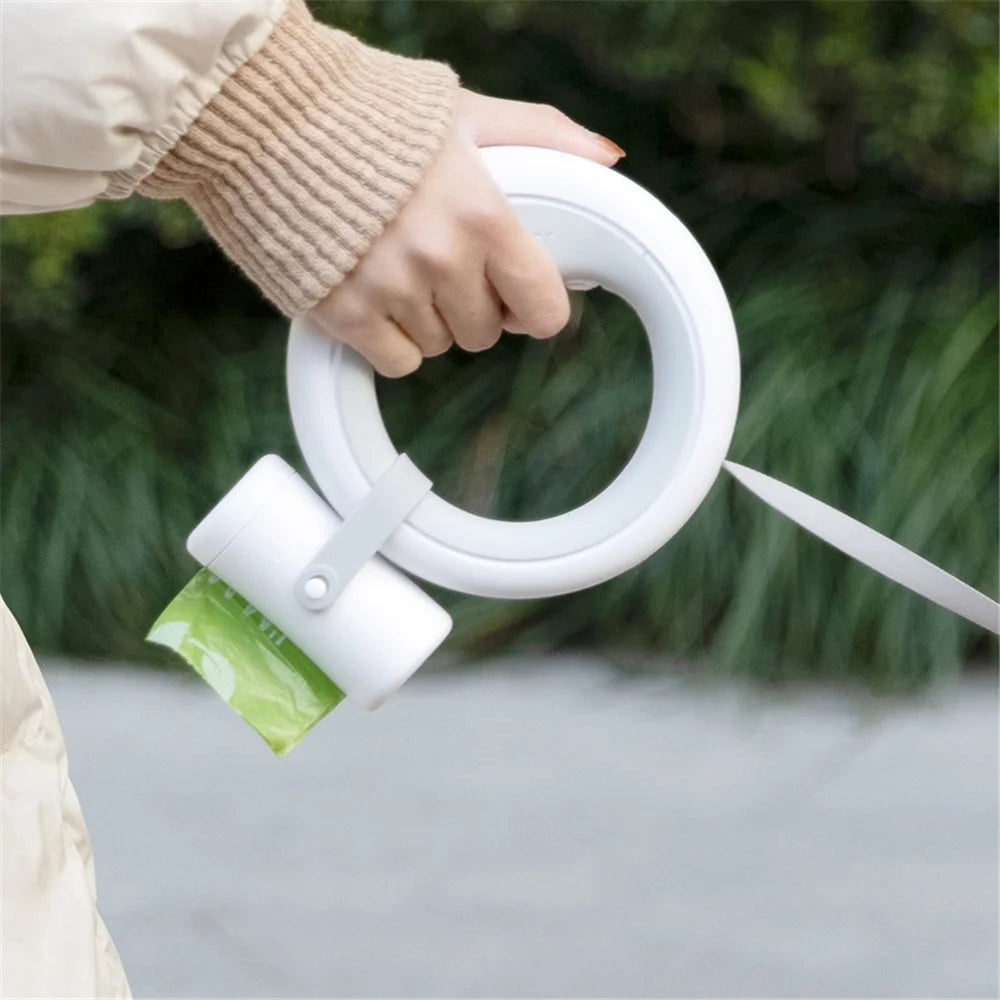MOESTAR Dog Poop Bag Dispenser Pet Poop Waste Picker Trash Bag Holder Dog Walking Accessory (No Light) - 3