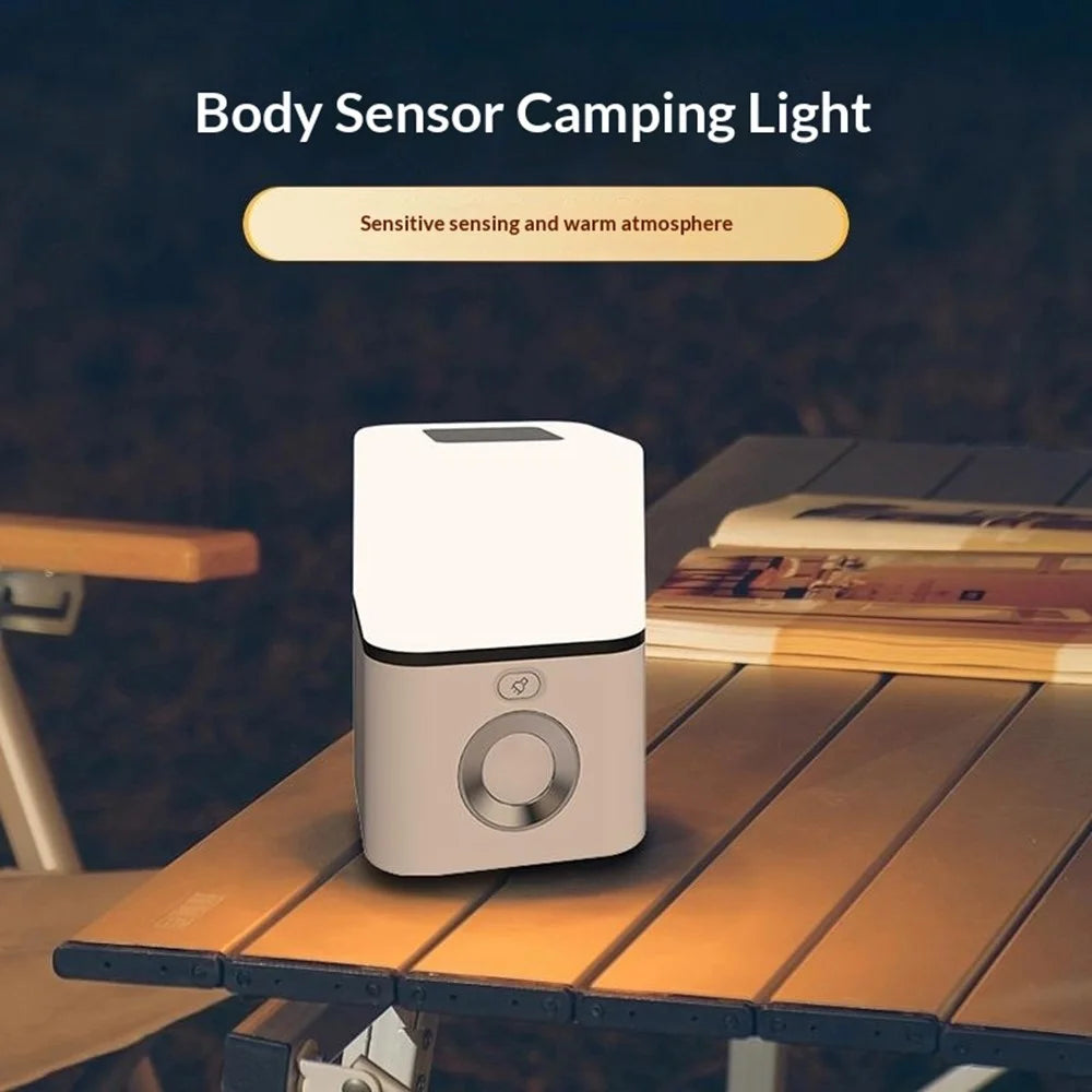 TB-137SLIR 2000mAh Rechargeable PIR Motion Sensor Night Light Portable LED Camping Light for Bedroom Outdoor - 2