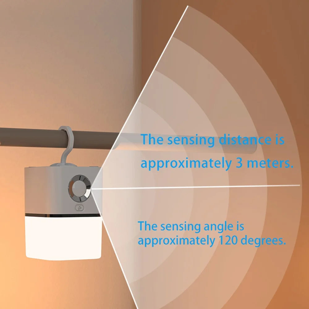 TB-137SLIR 2000mAh Rechargeable PIR Motion Sensor Night Light Portable LED Camping Light for Bedroom Outdoor - 6