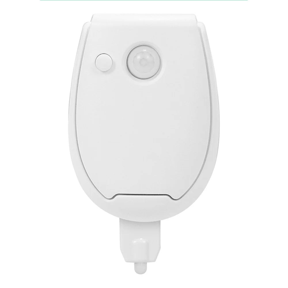 Toilet Night Light Smart Motion Sensor LED Lamp for Toilet Bowl Seat 7-Colors Changing Light - 2