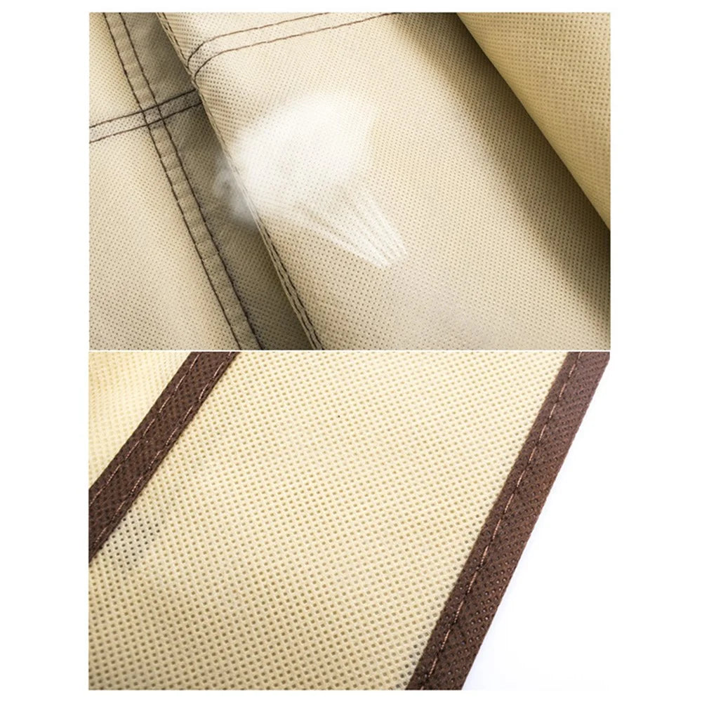 12 Pockets Over Door Shoes Organizer Non-Woven Transparent PVC Shoes Hanging Storage Bag - White - 6