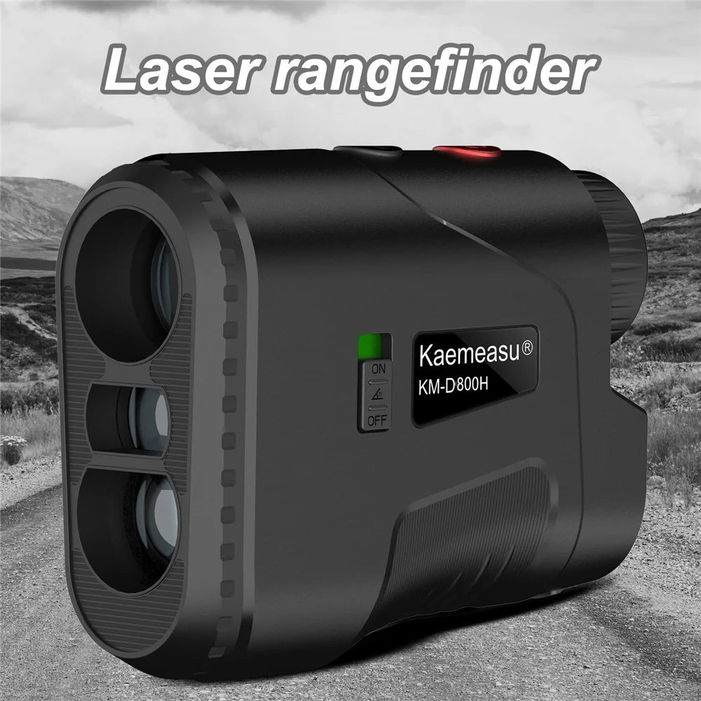 KAEMEASU KM-D800H Built-in 450mAh Battery Golfing Range Finder 5-800m Laser Golf Rangefinder - Black - 2