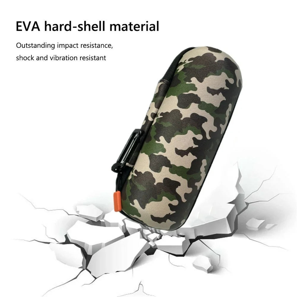 For JBL Flip 6 / 5 / 4 Storage Bag Wireless Bluetooth-compatible Speaker Protective Case Hard Shell EVA Carrying Pouch with Strap - 6