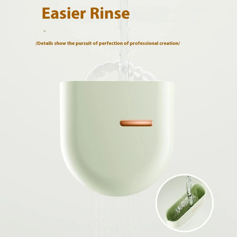 Tooth Retainer Case Orthodontic Braces Denture Storage Box Cleaning Tools Container - White - 2