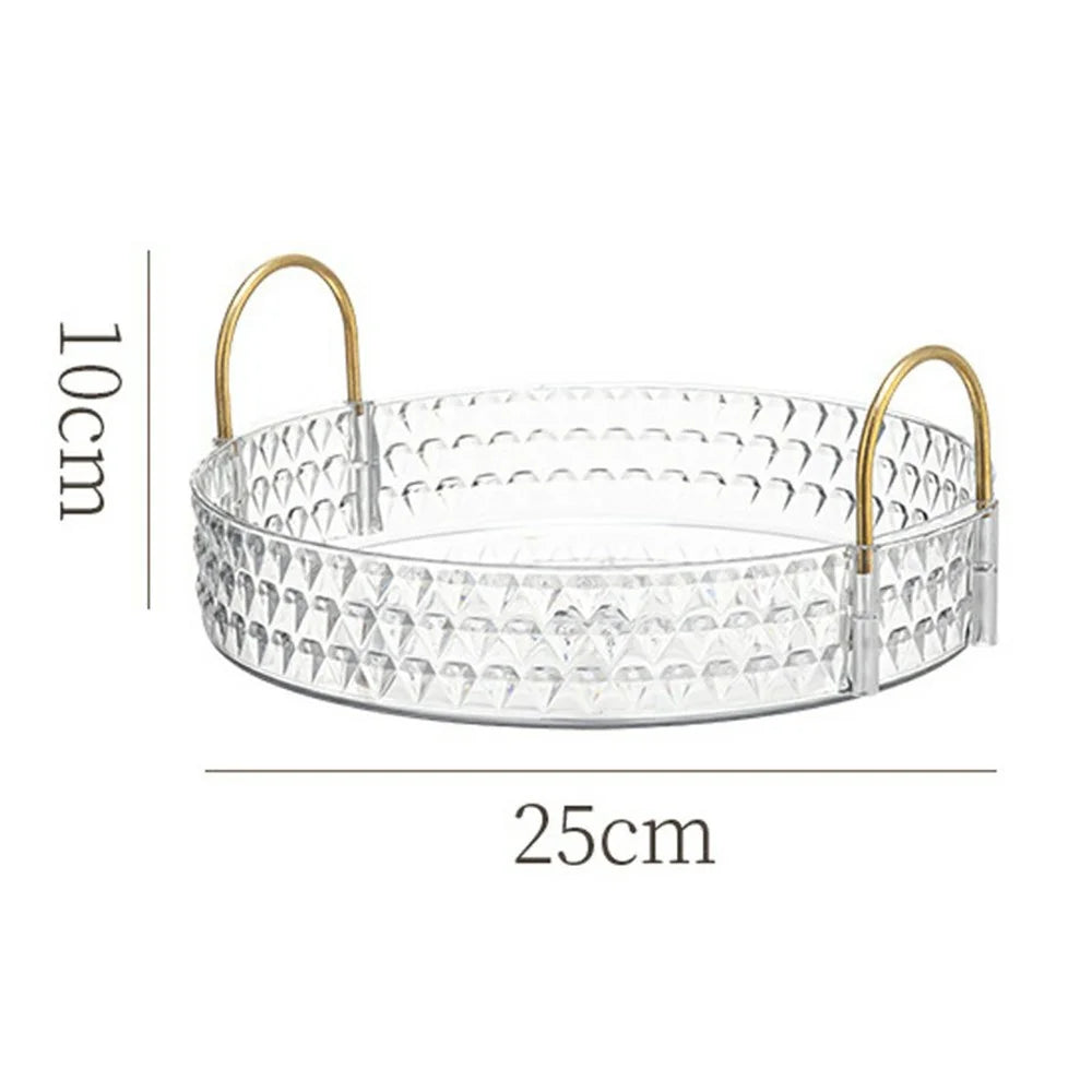 Rotating Luxury Cosmetic Organizer Single Tier Makeup Skincare Perfume Storage Rack - 5
