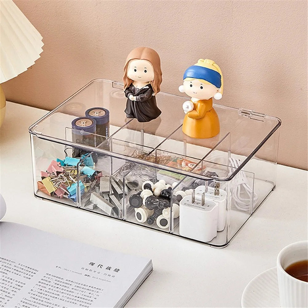TY-0925 Flip Top Coffee Tea Bag Storage Box Transparent PET Organizer Container - 4
