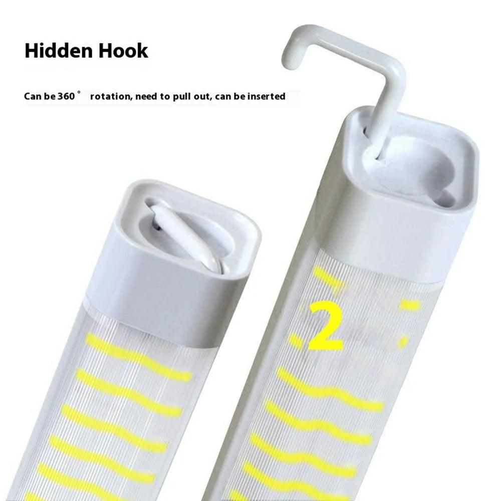 50W 65000K Waterproof LED Rechargeable Light Tube Magnetic Hanging Outdoor Emergency Lamp - 5
