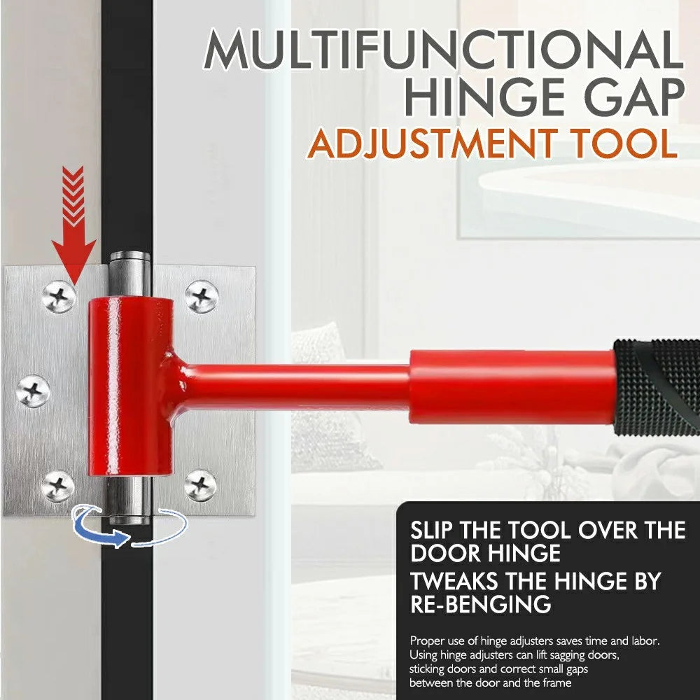 4 in 1 Door Hinge Gap Adjustment Tool 14-25mm Socket Wrench Set for Home Door Repair - 3