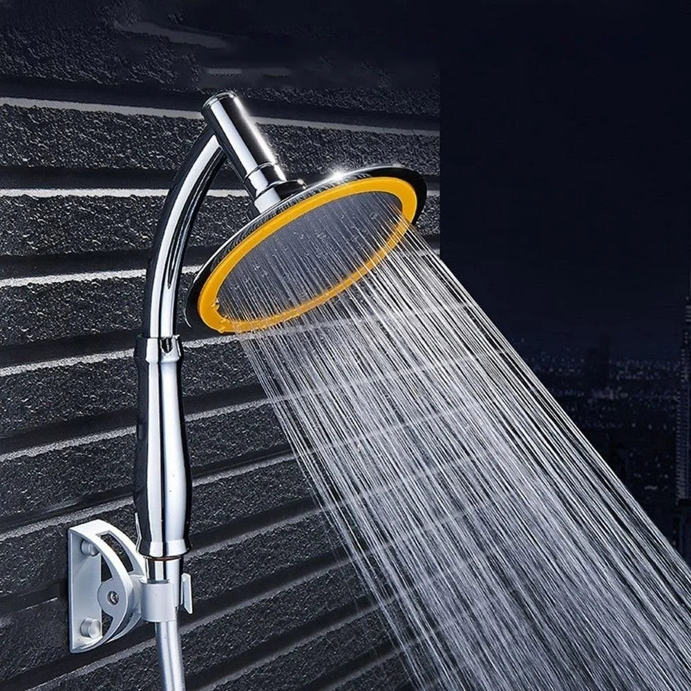6'' Handheld Shower Head High Pressure Angle Adjustable Enjoy Luxurious Rain Showerhead - 1