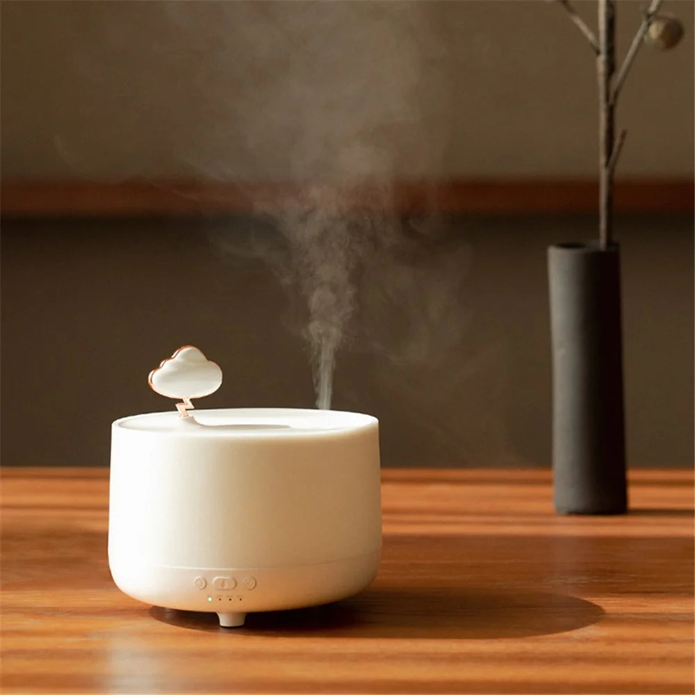 SOTHING Music Box Air Humidifier LED Light Desktop Mist Humidifier Aromatherapy Diffuser with Cloud Decor - 6
