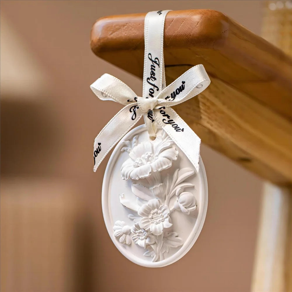 XY-2023080902 Aromatherapy Flowers Hanging Sachet Wardrobe Odor Eliminator Gypsum Fragrance - Magnolia - 4