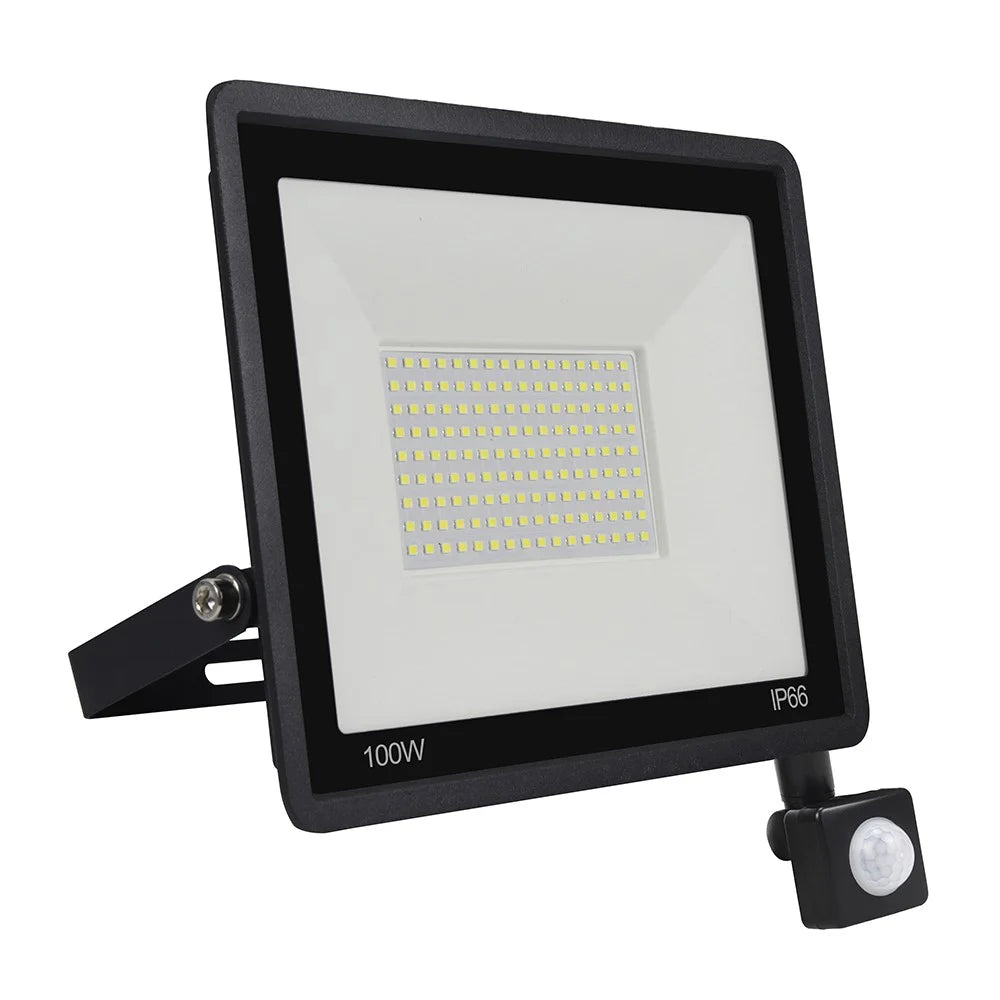 100W 144 LED Outdoor Courtyard Garden Square Floodlight Style B Motion Induction Waterproof Lamp [PIR Sensor] - 1