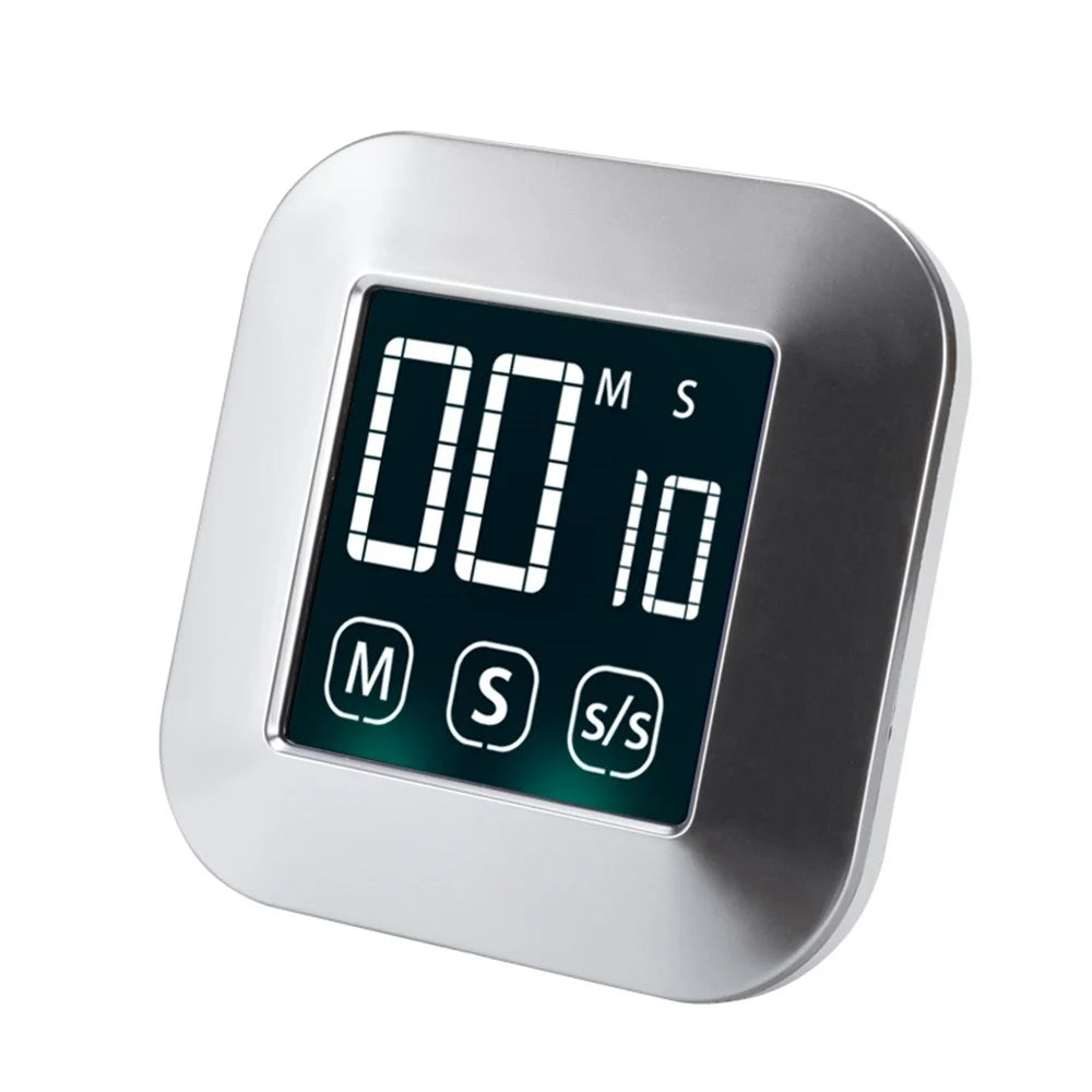 TS-83 LED Digital Kitchen Timer Touch Screen Alarm Clock for Cooking - 5