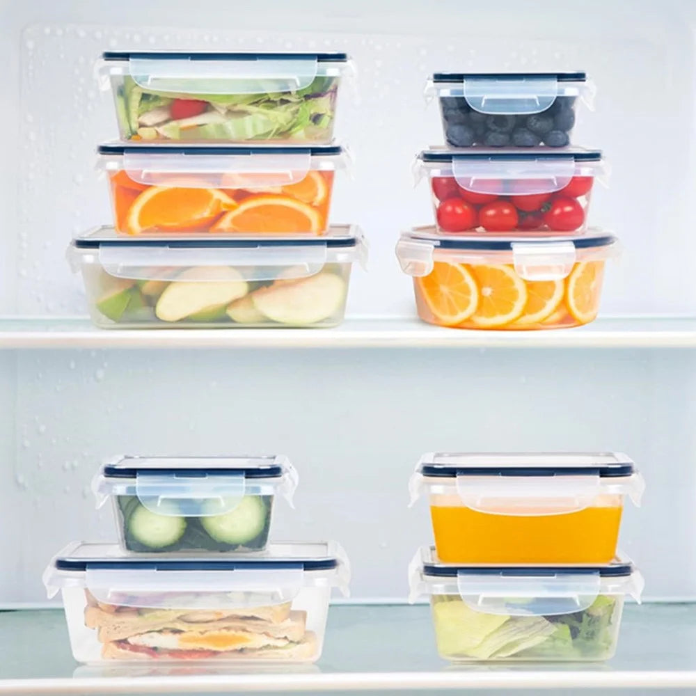 16Pcs  /  Set Airtight Food Storage Containers Kitchen Cabinet PP Jars with Lid (BPA-Free, FDA  /  LFGB  /  FCM Certified) - 2